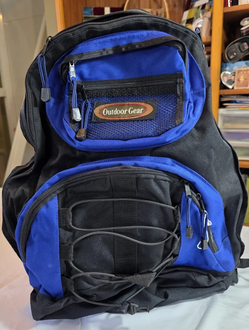 Outdoor Gear Blue and Black Backpack EUC